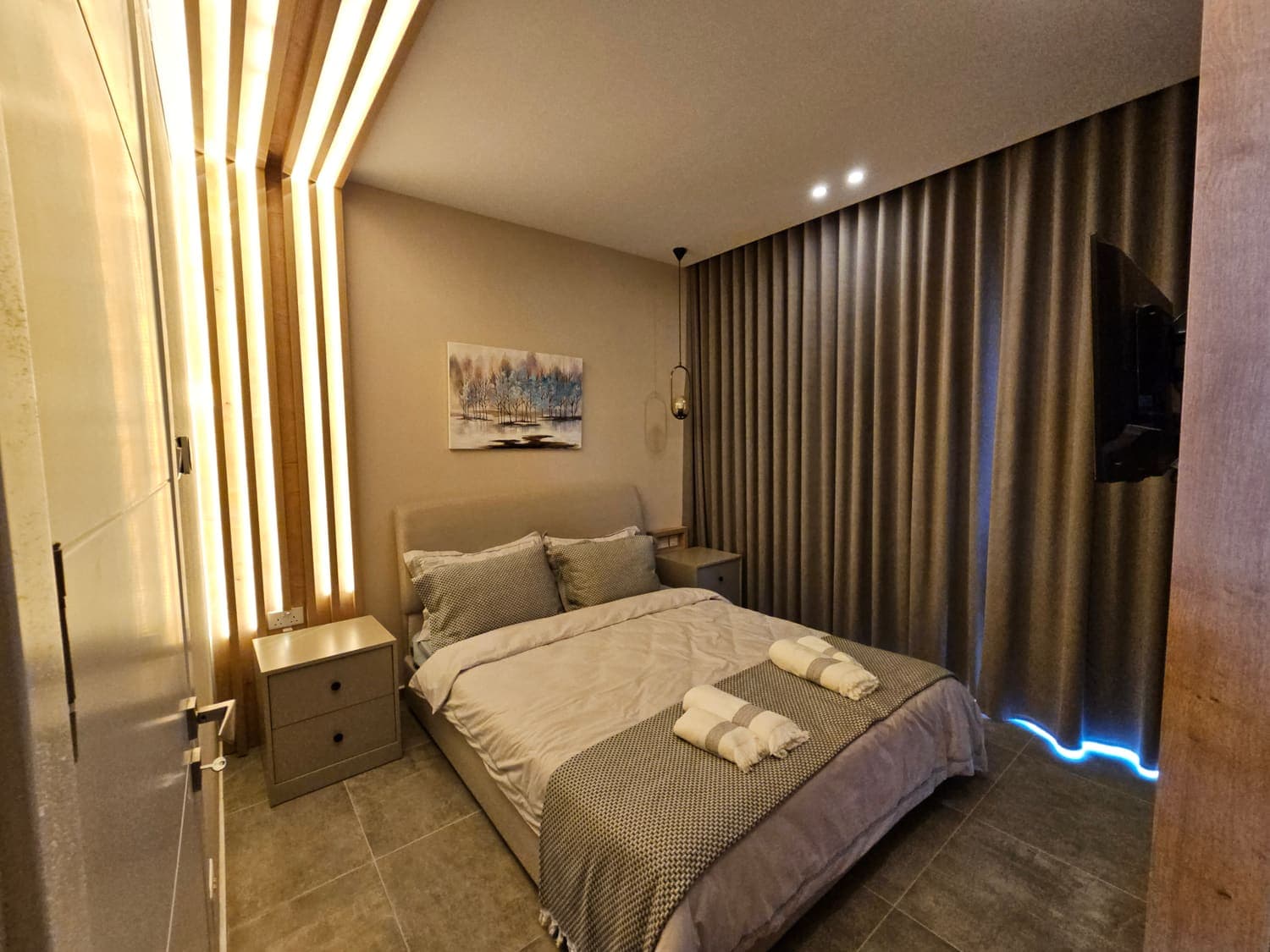 Horizon Villas — Tamamlanmış iç mekân fotoğrafı.
